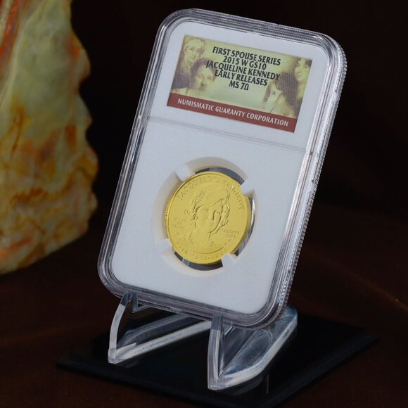 Jacqueline Kennedy Edition MS70 NGC $10 Gold Coin Early Release Factory Sealed - Picture 2 of 5